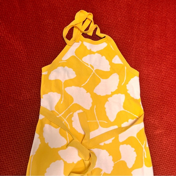 DVF for Target yellow halter dress , size large - Picture 3 of 5
